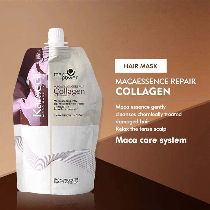 Karseell Collagen Hair Treatment Mask - Deep Repair Conditioning Argan Oil Collagen Hair Mask 500ml Karseell
