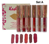 Kashee's 6 Pcs Matte Lipgloss Set