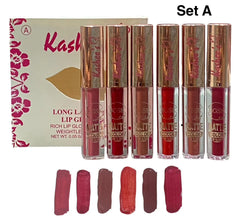Kashee's 6 Pcs Matte Lipgloss Set Kashee's