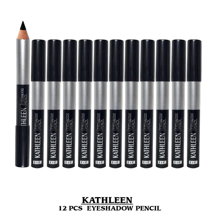 Kathleen 12pcs Black Jumbo Eye liner Pencil KATHLEEN