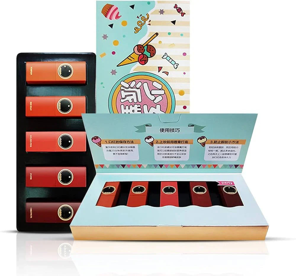 Kaxier 5 Pcs Lipstick Set Velvet Lipstick Kaxier