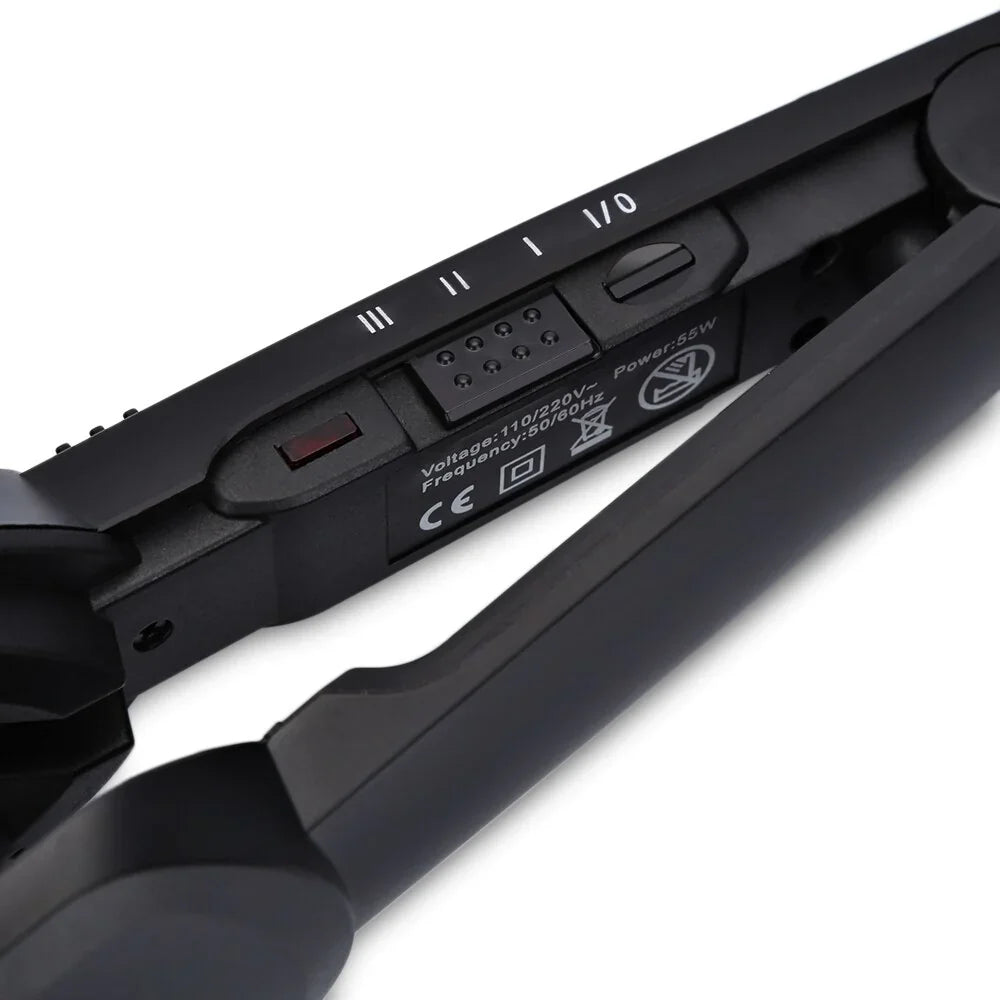 Kemei KM-2022 Hair Curling Ceramic 3 Barrel Clamp Curler Kemei