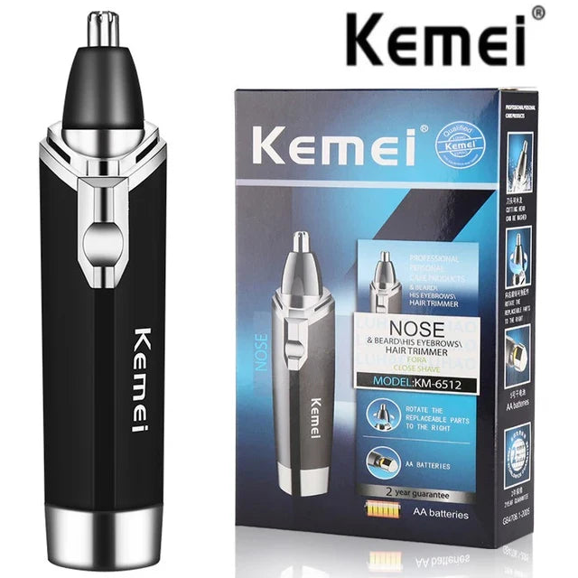 Kemei KM-6512 Fashion Electric Shaving Nose Hair Trimmer Kemei