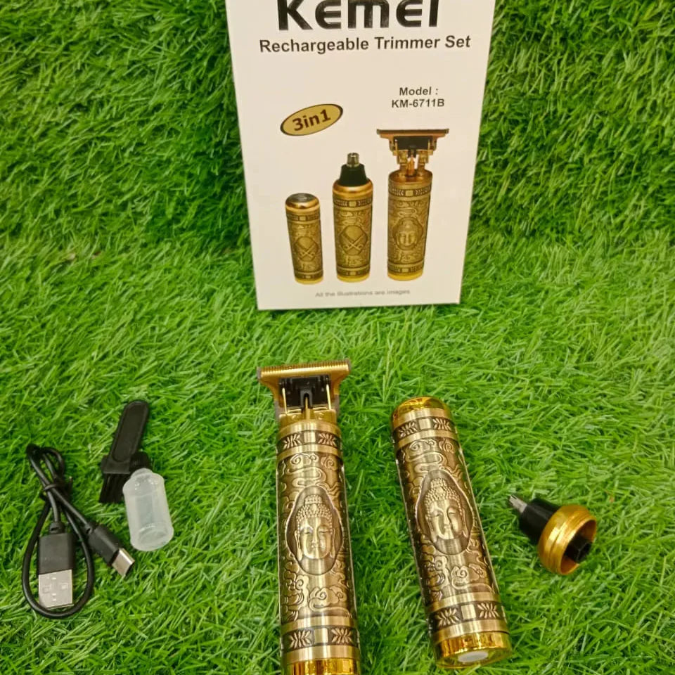 Kemei 3 in 1 Shaving Machine KM 6711B Kemei