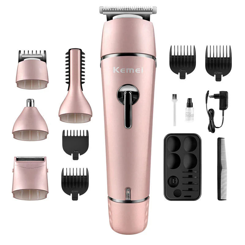 Kemei KM-1015 Super Rechargeable Grooming Kit 10-in-1 Kemei