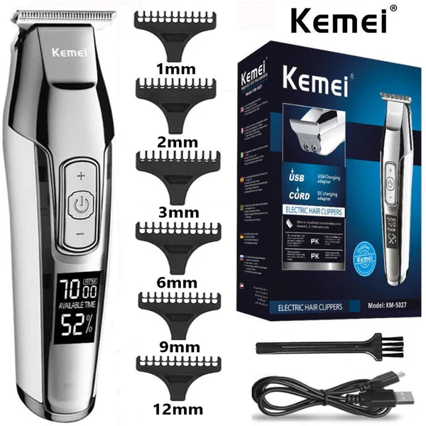 Kemei Professional KM-5027 Hair Clipper Beard Trimmer for Men Kemei