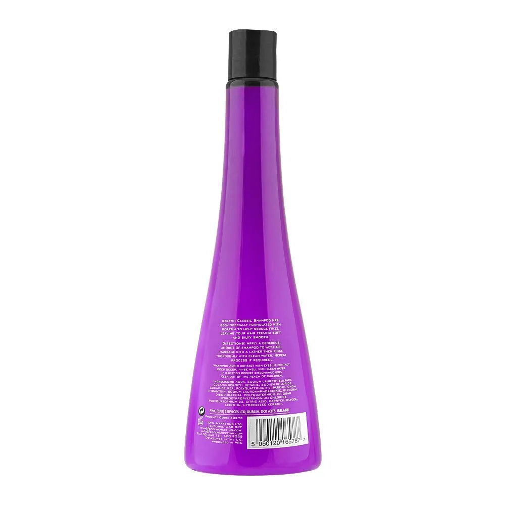 Keratin Classic Shampoo, For Smooth, Straight, Sleek Hair, 400ml Keratin