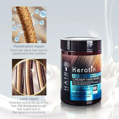 Keratin Hair Treatment Shampoo Hair Mask & Serum Pack of 3 Keratin