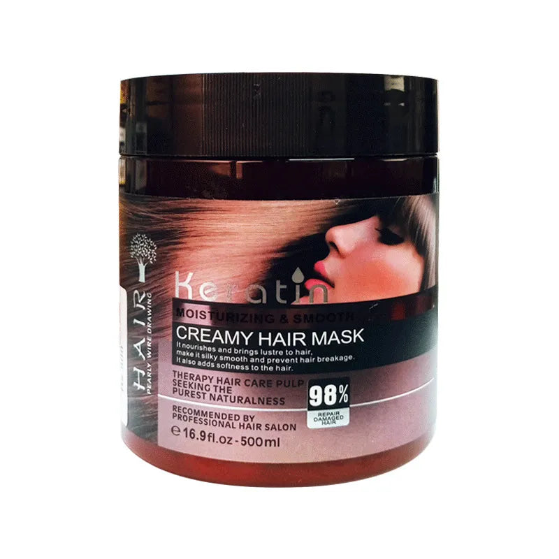 Keratin Moisturizing & Smooth Creamy Hair Mask Repair Hair Damage Keratin