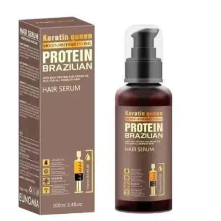 Keratin Queen Protein Brazilian Hair Serum With Rich Protein & Argan Keratine Queen