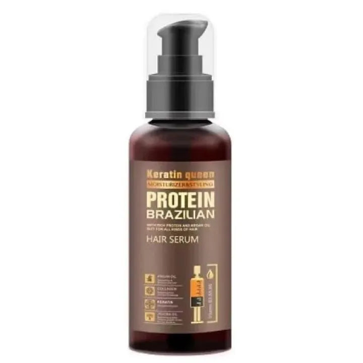 Keratin Queen Protein Brazilian Hair Serum With Rich Protein & Argan Keratine Queen