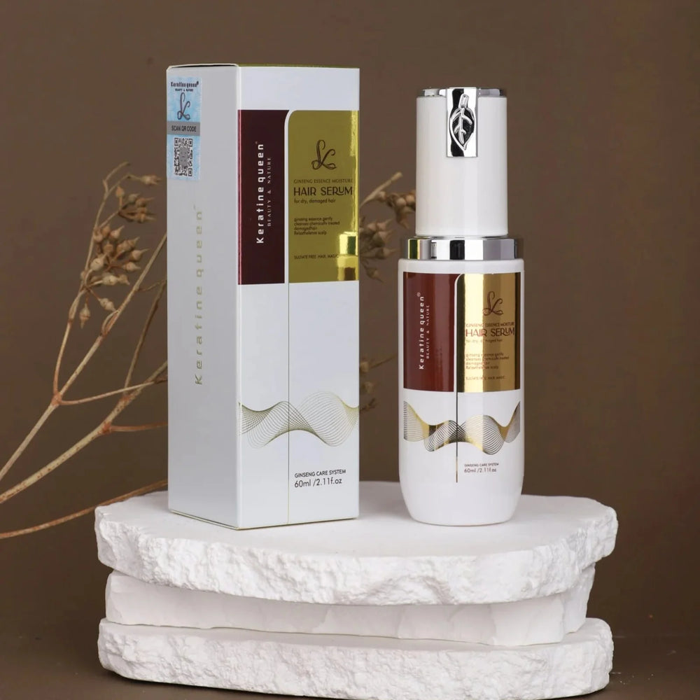 Keratine Queen Ginseng Essence Moisture Hair Serum 60ml Keratine Queen