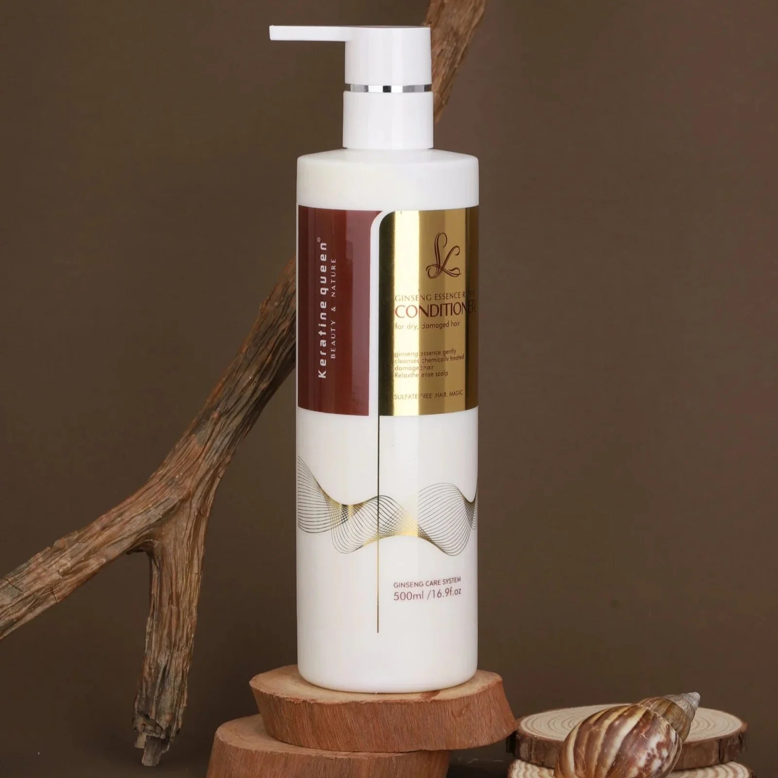 Keratine Queen Ginsieng Essence Sulfate-Free Straightening Keratine Queen