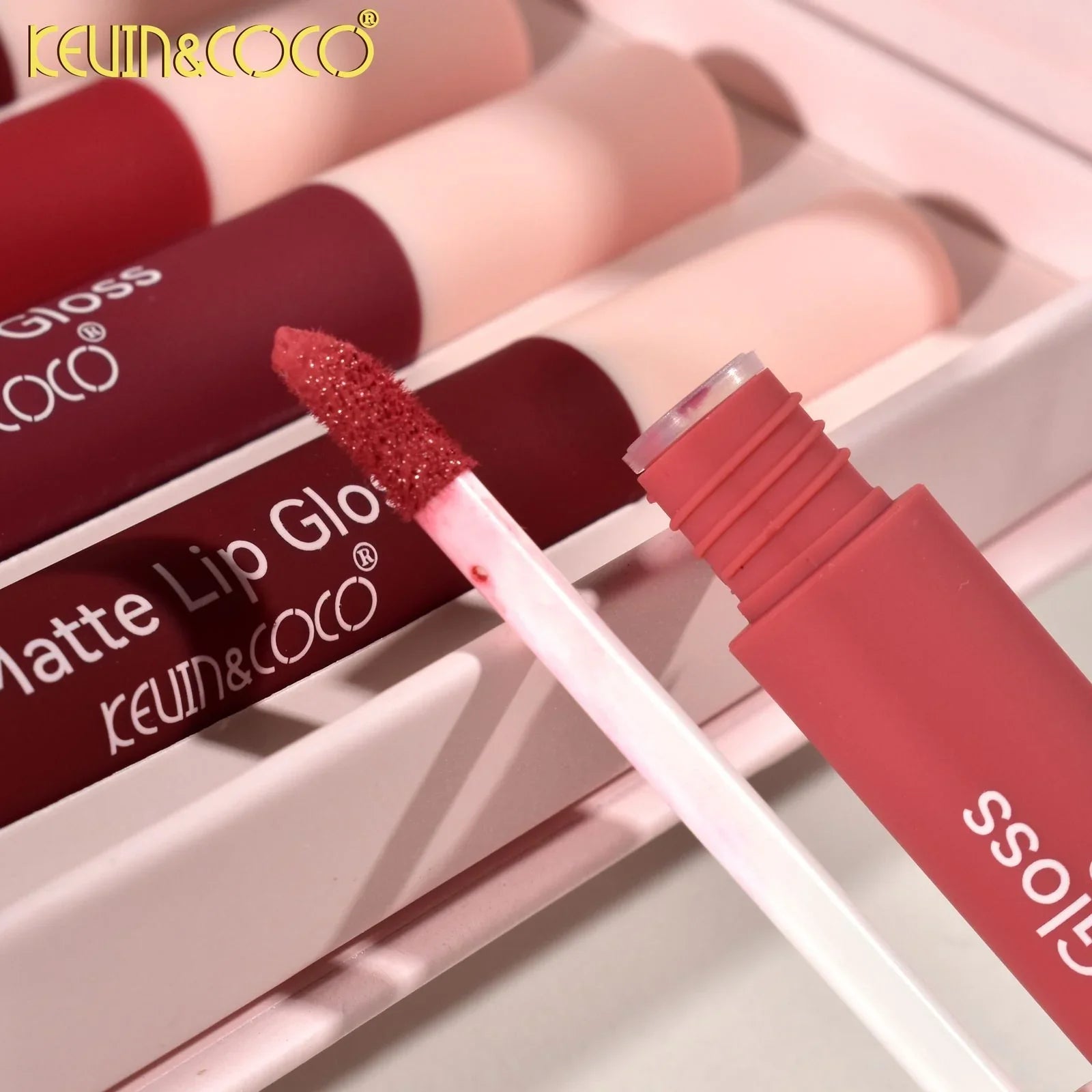 Kevin & Coco Super Matte Lip Gloss Set - 10 Pcs Kevin & Coco