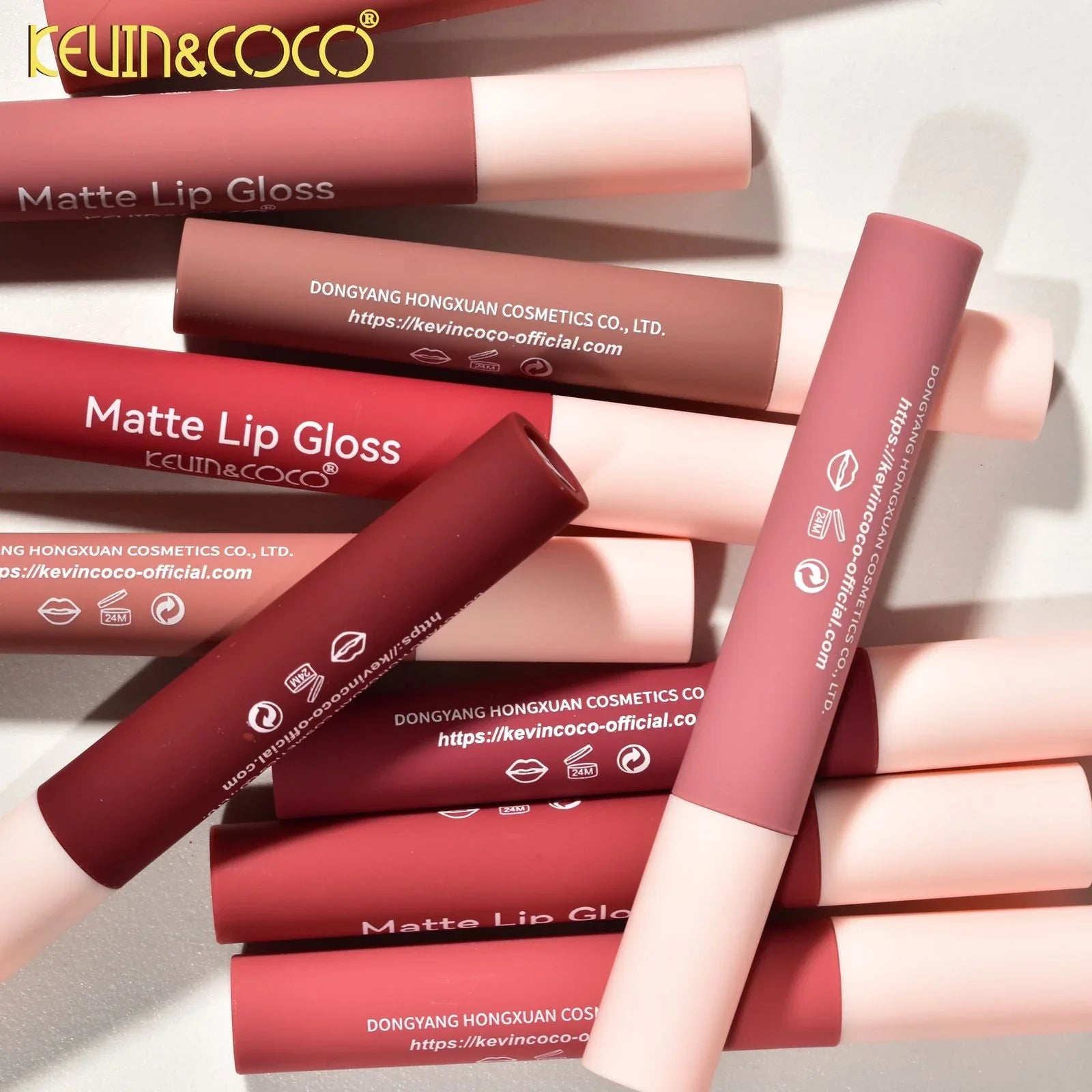 Kevin & Coco Super Matte Lip Gloss Set - 10 Pcs Kevin & Coco