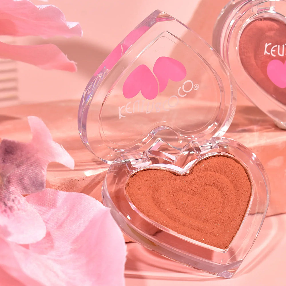 Kevin & coco 4-COLOR Heart Shape Box Airy Mousse Blush Kevin & Coco