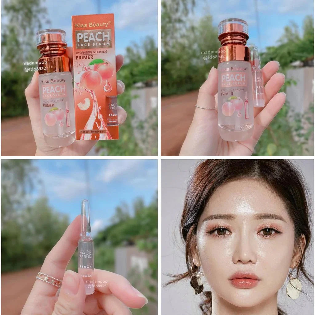 Kiss Beauty Peach Face Serum Hydrating And Firming Primer Kiss Beauty