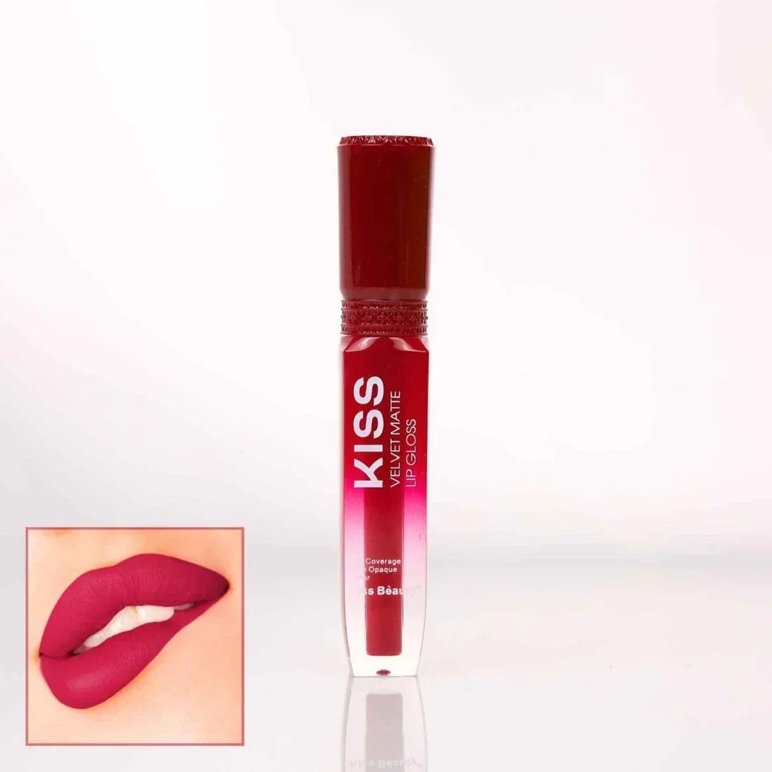 Kiss Beauty Velvet Matte Lip Gloss 6 Pcs Set Kiss Beauty