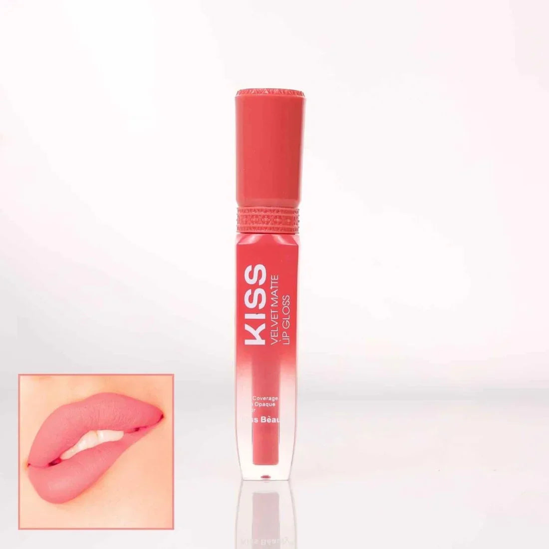 Kiss Beauty Velvet Matte Lip Gloss 6 Pcs Set Kiss Beauty