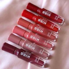 Kiss Beauty Velvet Matte Lip Gloss 6 Pcs Set Kiss Beauty