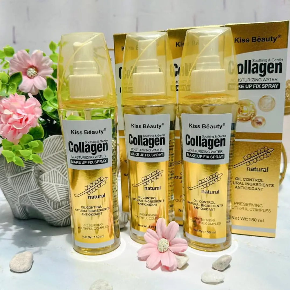 Kiss Beauty Collagen Moisturizing Water Makeup Fixer Spray - 150ml Kiss Beauty