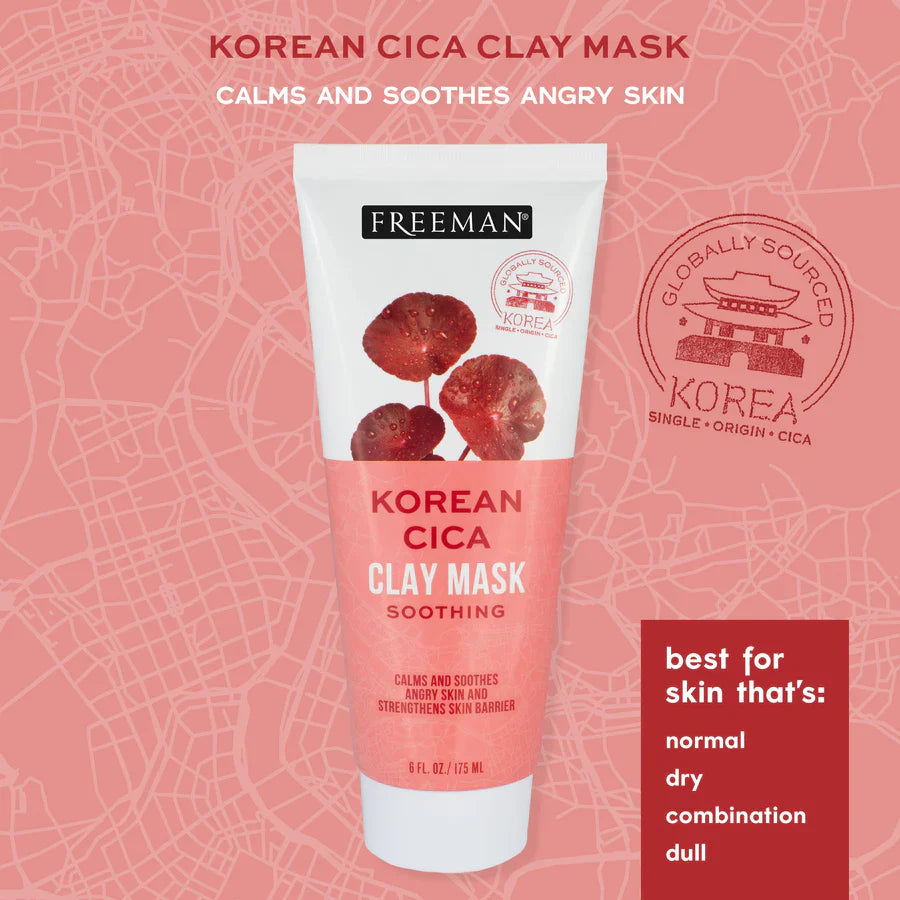 Freeman Exotic Blends Soothing Korean Cica Clay Mask 75ml Freeman