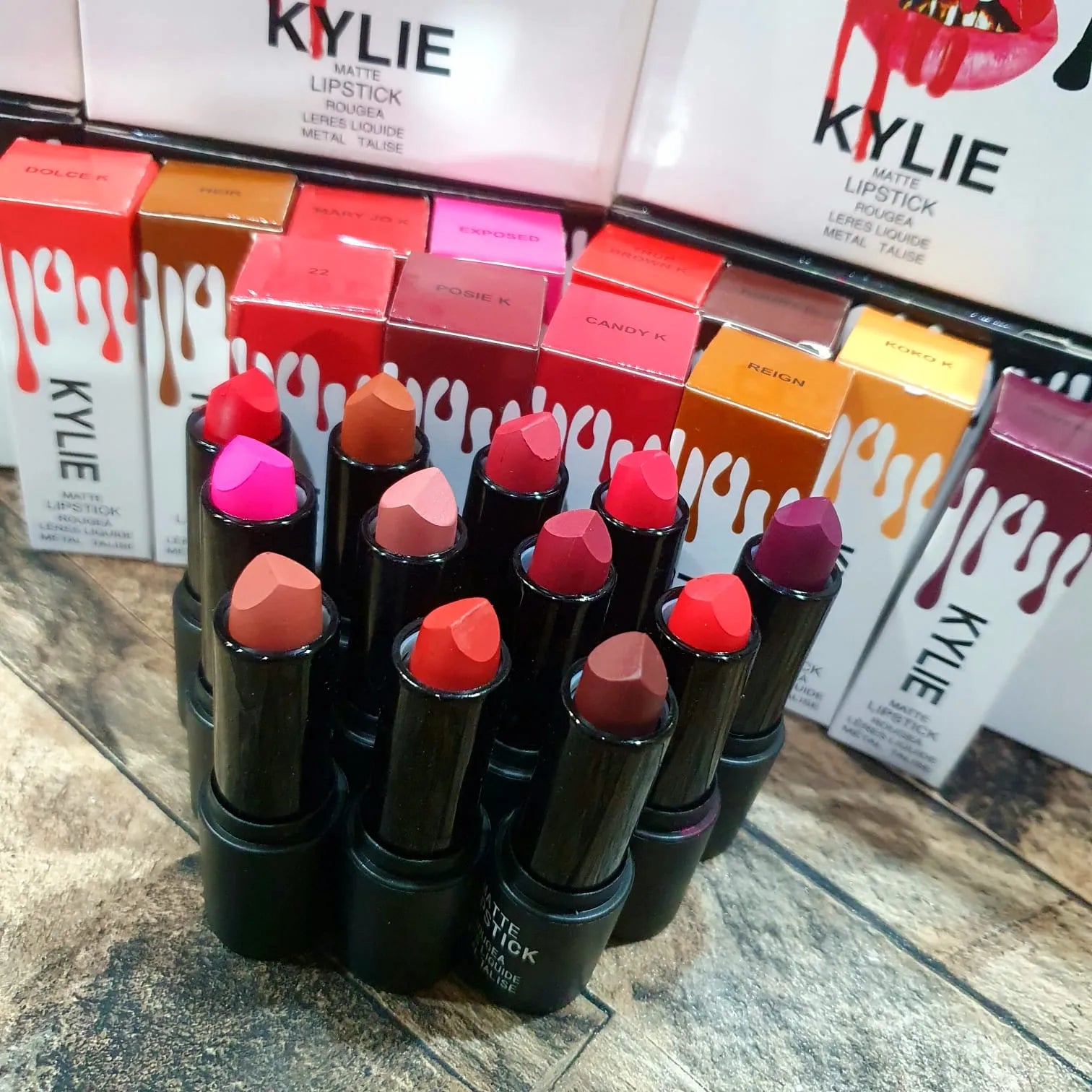 Kylie Matte Lipsticks - 12 Pcs Kylie