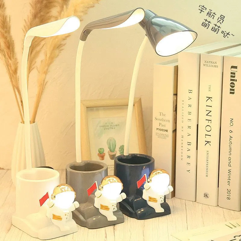 LED Desk Lamp with Penholder, Dual Light, Touch Control Conair