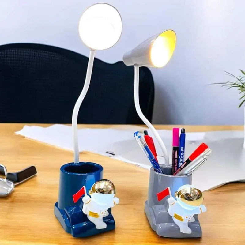 LED Desk Lamp with Penholder, Dual Light, Touch Control Conair