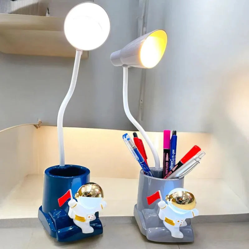 LED Desk Lamp with Penholder, Dual Light, Touch Control Conair