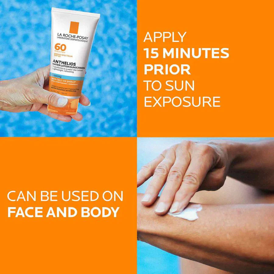 La Roche-Posay Anthelios Cooling Water Lotion Sunscreen Spf 60 150ml La Roche Posay