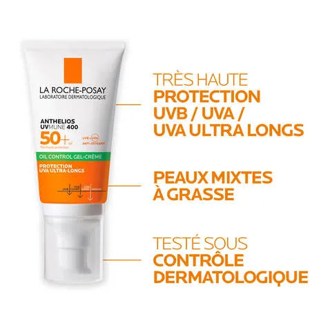 La Roche Posay ANTHELIOS Oil-Control Gel-Cream SPF 50+ 50ml La Roche Posay