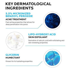 La Roche-Posay Effaclar Duo[+] SPF-30 Anti-Imperfections Cream, For Oily Acne-Prone Skin - 40ml La Roche Posay