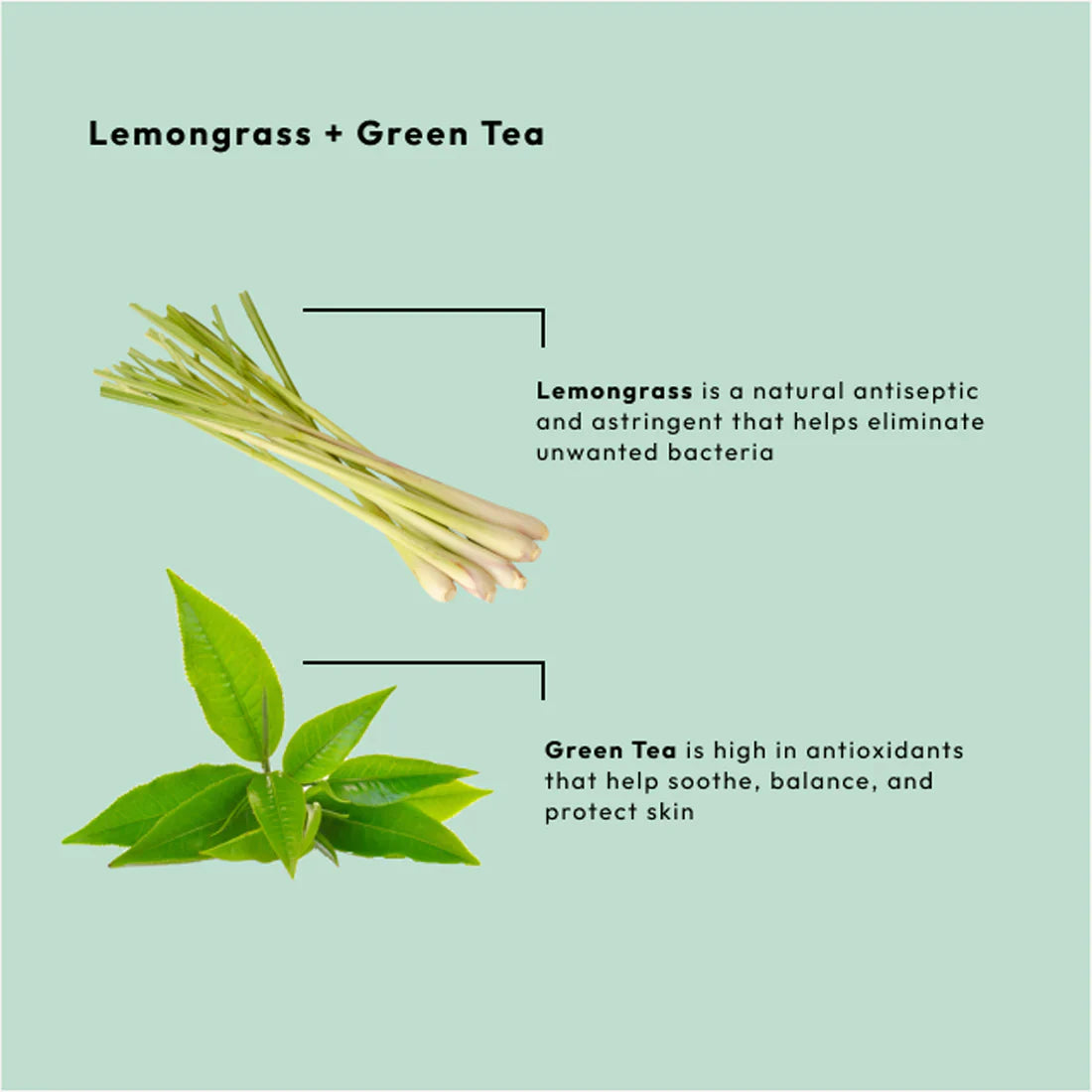 Be Care Love Lemongrass + Green Tea Purifying 4 Pcs Set Be Care Love