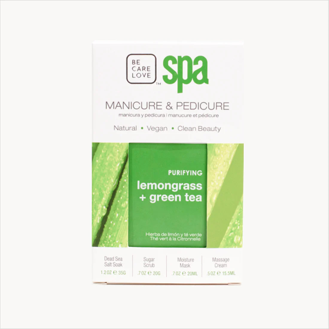 Be Care Love Lemongrass + Green Tea Purifying 4 Pcs Set Be Care Love