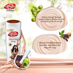 Lifebuoy Naturally Long Amla Reetha & Shikakai Strength Shampoo, 370ml Lifebuoy