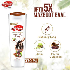 Lifebuoy Naturally Long Amla Reetha & Shikakai Strength Shampoo, 370ml Lifebuoy
