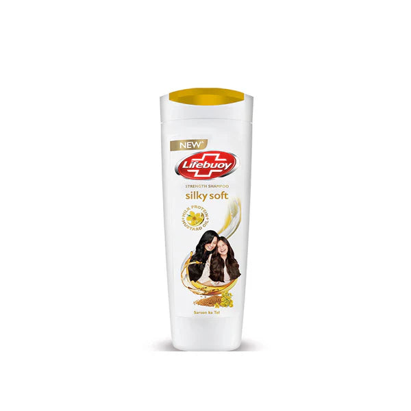 Lifebuoy Silky Soft Milk Protein + Mustard Oil Strength Shampoo 90ml Lifebuoy