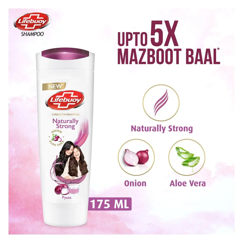 Lifebuoy Naturally Strong Onion & Aloe Vera Shampoo 175ml Lifebuoy