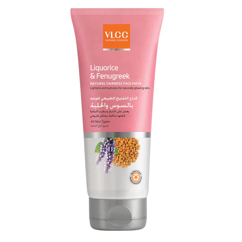 VLCC Liquorice & Fenugreek Natural Fairness Mask - 100ml VLCC