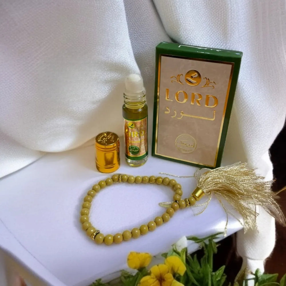 Lord Attar With Tasbeeh Alcohol-Free Fragrance - 6ml Cosmia