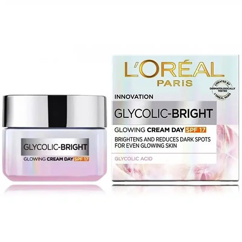 L’Oréal Paris Glycolic Bright Glowing Day Cream SPF17 – 50ml Loreal Paris