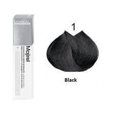 L'Oréal Professionnel Majirel 1/1N (Black) Permanent Hair Color – 50ml Loreal Professional
