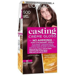 Loreal paris 500 Light Brown Casting Creme Gloss No Ammonia Loreal Paris