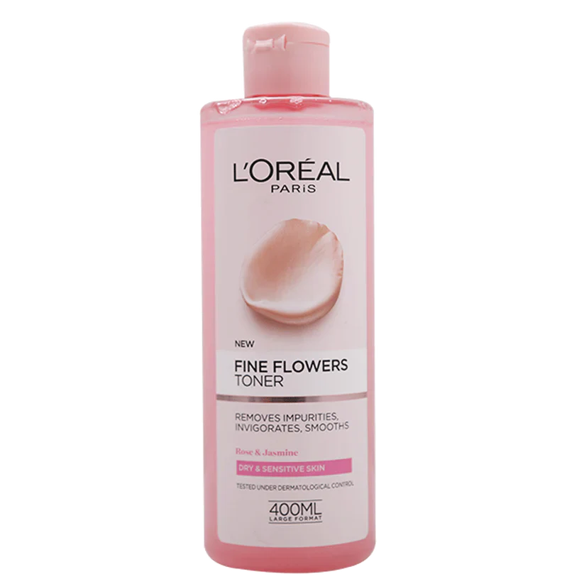 Loreal Paris Fine Flowers & Jasmine Toner - 400ml Loreal Paris