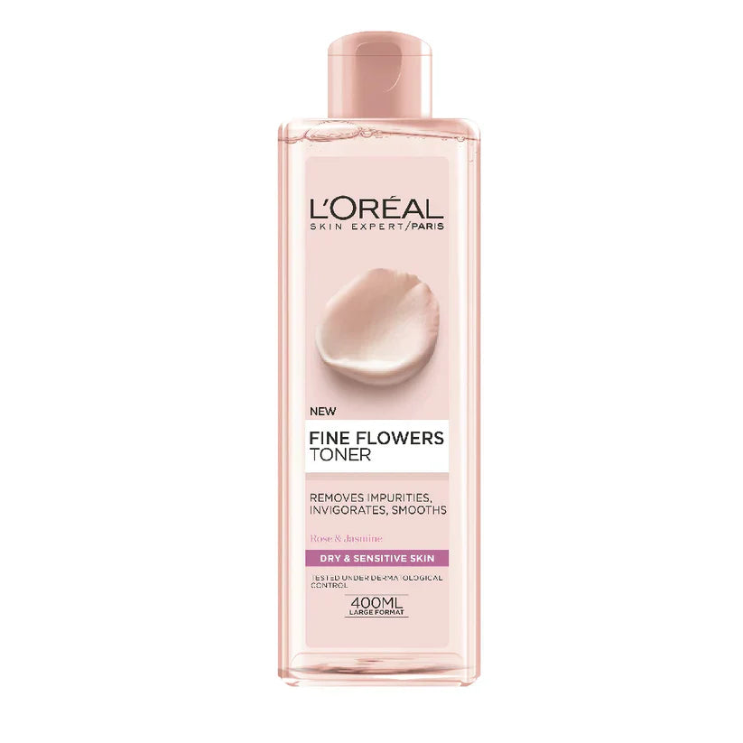 Loreal Paris Fine Flowers & Jasmine Toner - 400ml Loreal Paris