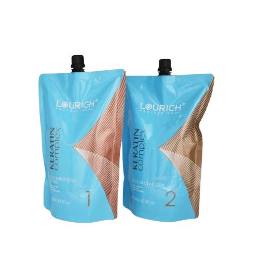 Lourich Professional Keratin Complex Blue Rebonding Kit (Each 1250ml) Lourich