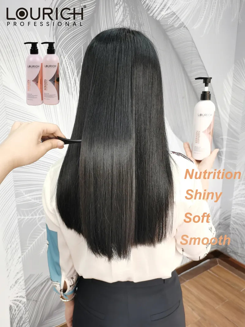 Lourich Professional Keratin Complex Straightening Shampoo 500ml Lourich
