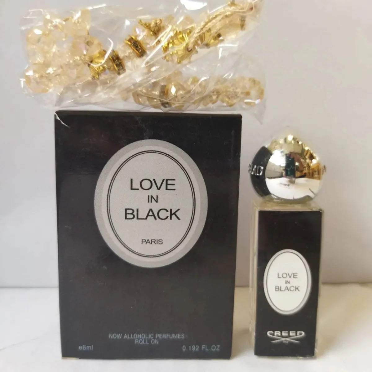Love in Black Attar With Tasbeeh 6ml Cosmia