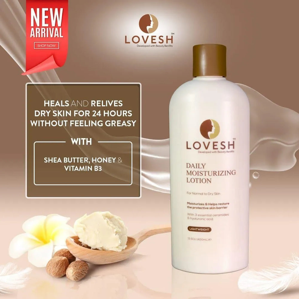 Lovesh Daily Moisturizing Lotion For Dry Skin 400ml Lovesh